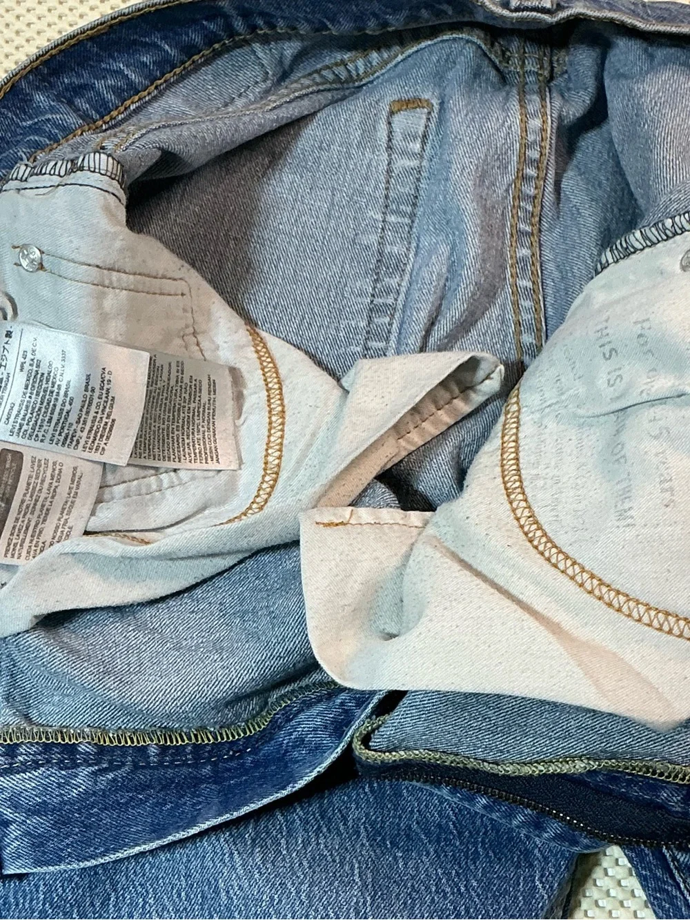 Levi’s 531 Men’s Jeans 36x34 Blue Straight Leg Medium Wash Denim Classic